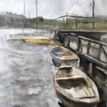 "Лодки. дождь".