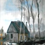 "Весна в деревне".