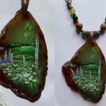 Кулон « Летний вечер»