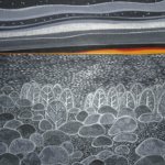 "Night over the lake",