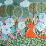 "Fox in the meadow",